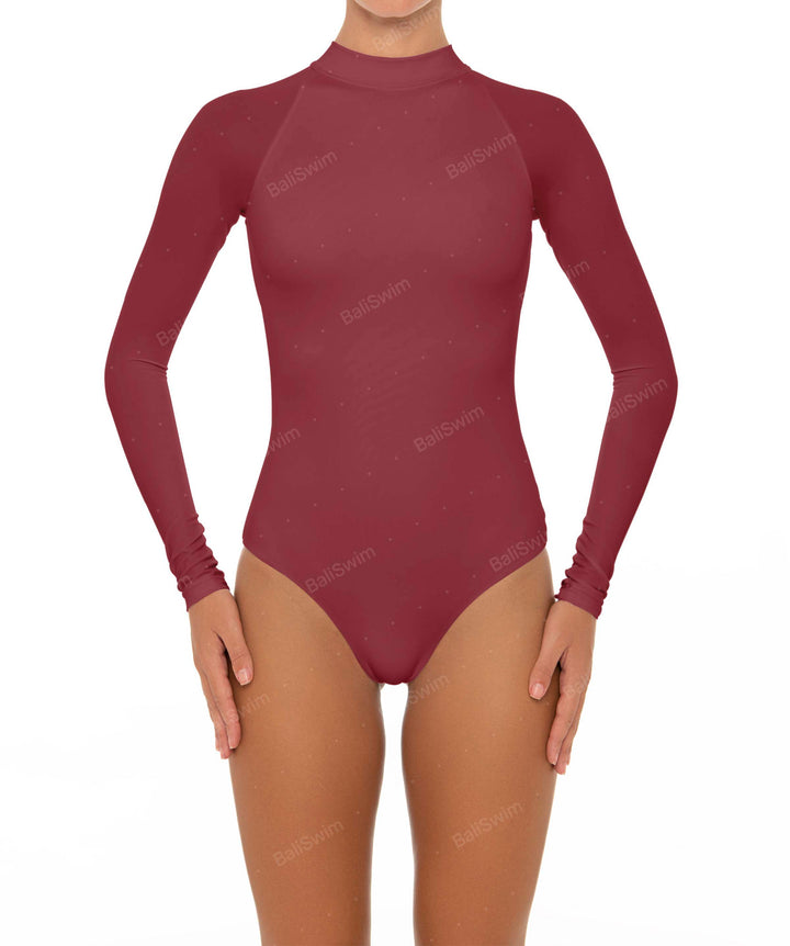 BSWS-R02 One Piece Long Sleeves Rash Guard