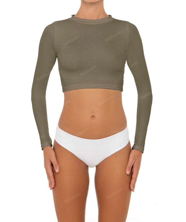 BSWS-R04 Long Sleeves Crop Rash Guard