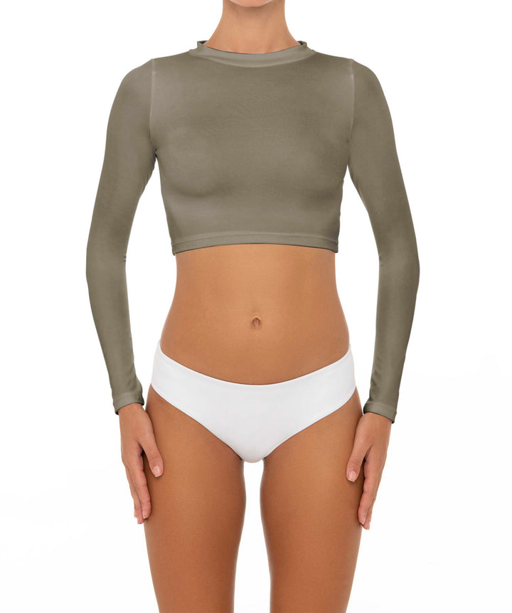 BSWS-R04 Long Sleeves Crop Rash Guard