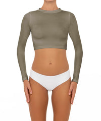 BSWS-R04 Long Sleeves Crop Rash Guard