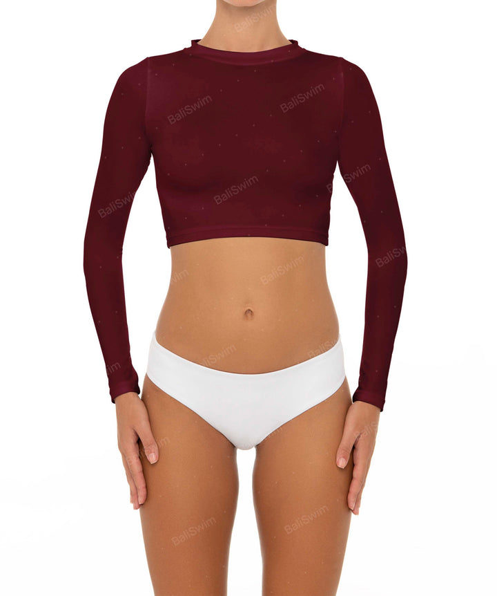 BSWS-R04 Long Sleeves Crop Rash Guard