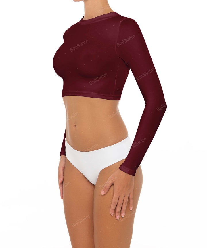 BSWS-R04 Long Sleeves Crop Rash Guard