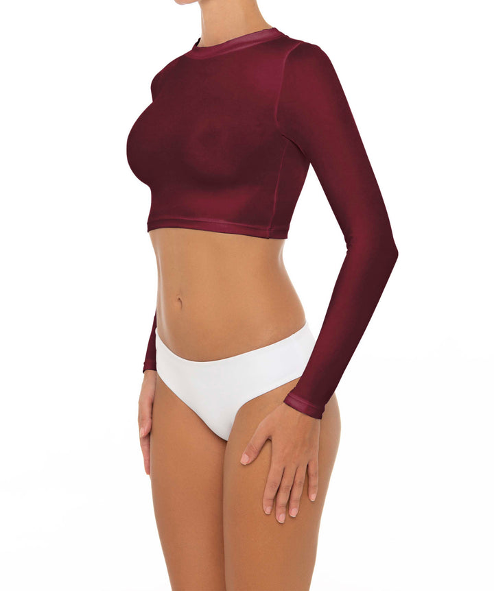 BSWS-R04 Long Sleeves Crop Rash Guard
