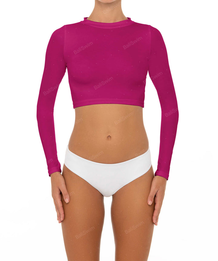 BSWS-R04 Long Sleeves Crop Rash Guard