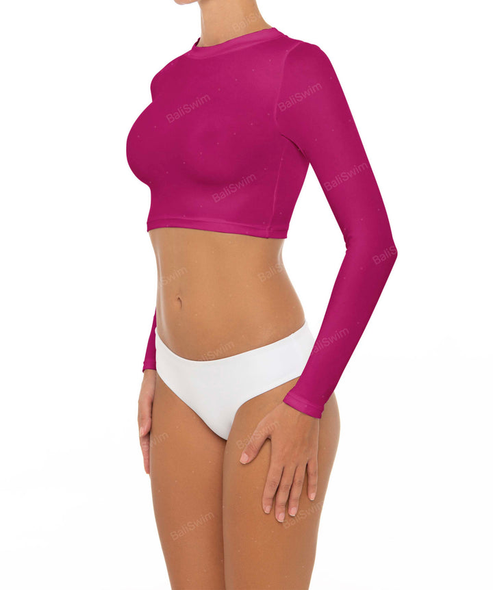 BSWS-R04 Long Sleeves Crop Rash Guard