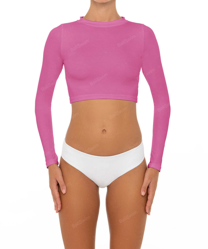 BSWS-R04 Long Sleeves Crop Rash Guard