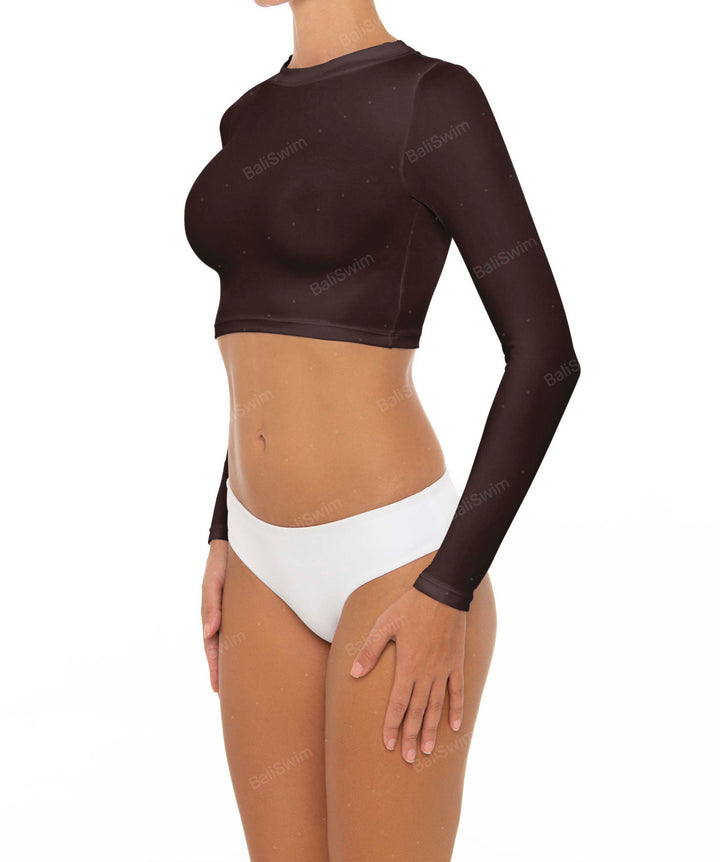 BSWS-R04 Long Sleeves Crop Rash Guard