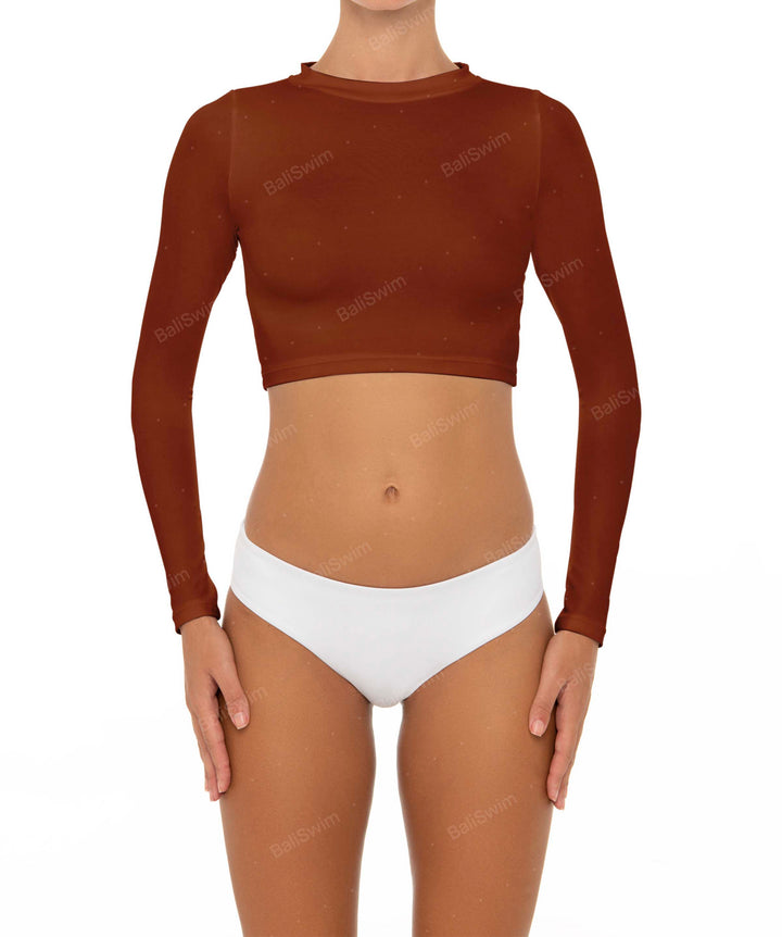 BSWS-R04 Long Sleeves Crop Rash Guard