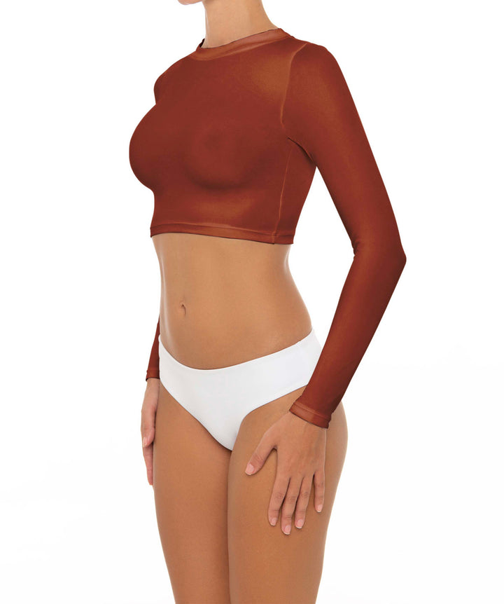 BSWS-R04 Long Sleeves Crop Rash Guard