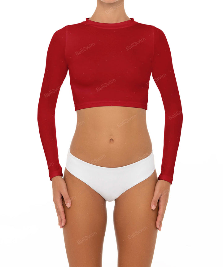 BSWS-R04 Long Sleeves Crop Rash Guard