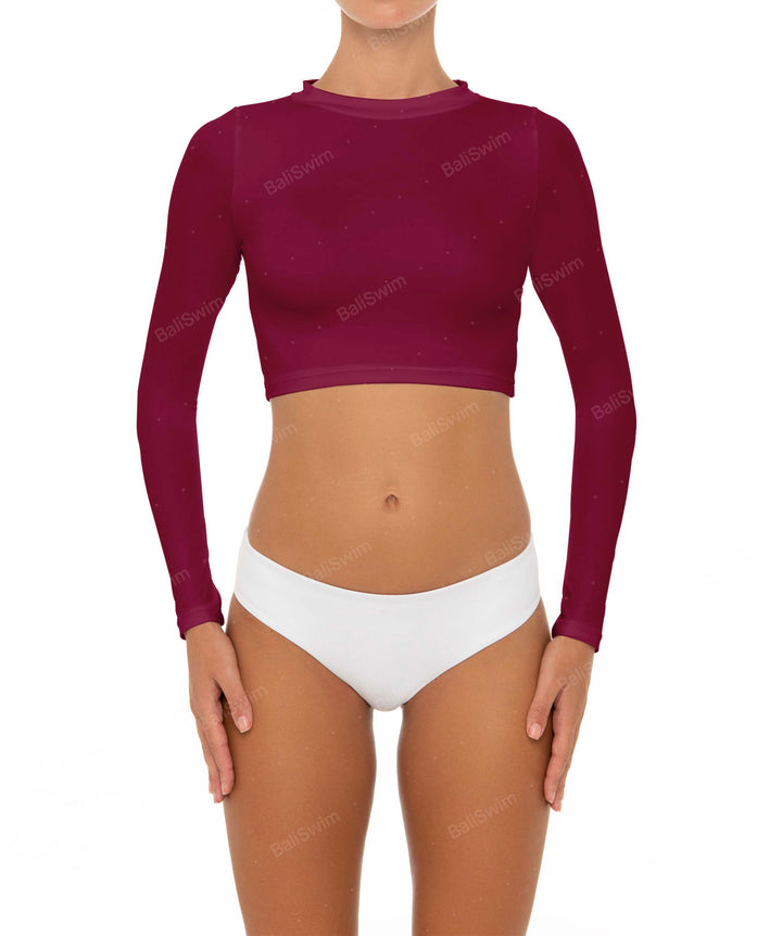 BSWS-R04 Long Sleeves Crop Rash Guard