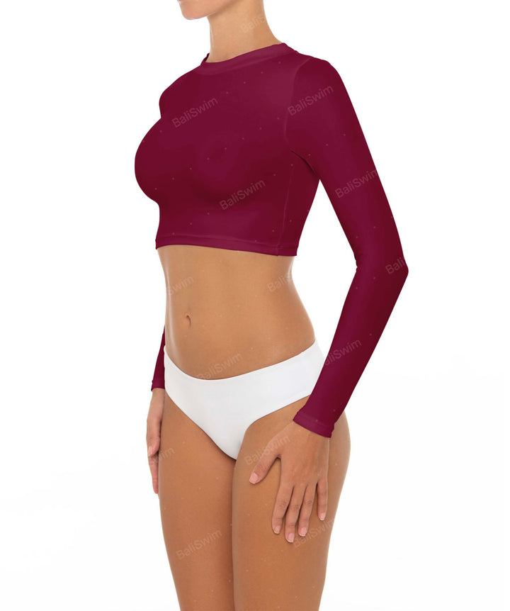 BSWS-R04 Long Sleeves Crop Rash Guard