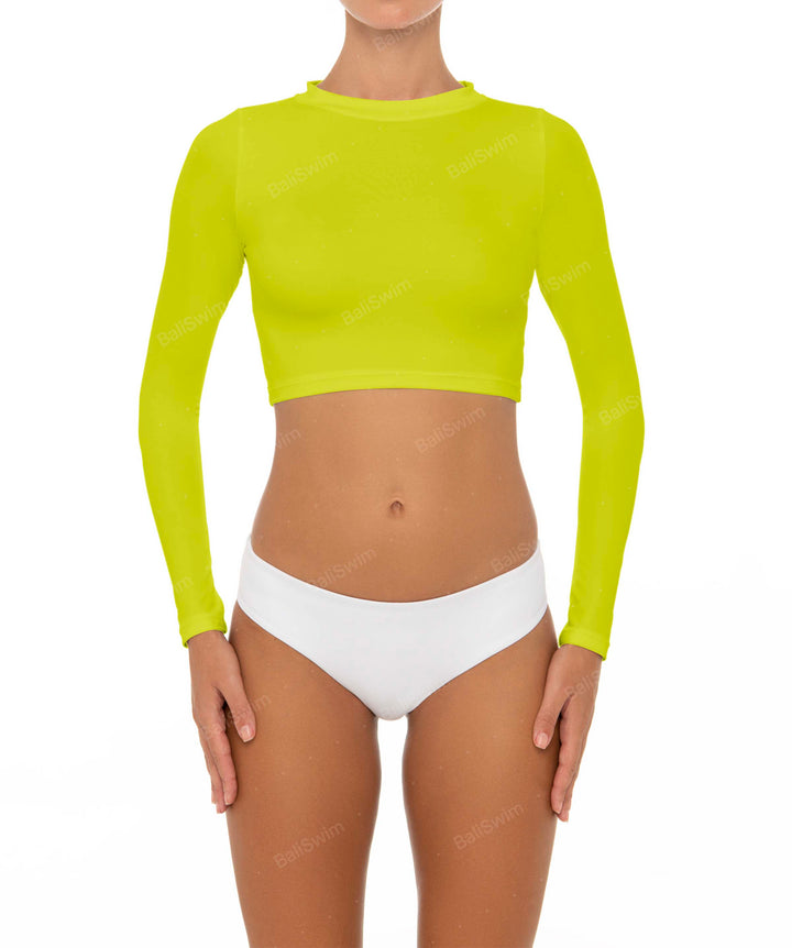 BSWS-R04 Long Sleeves Crop Rash Guard