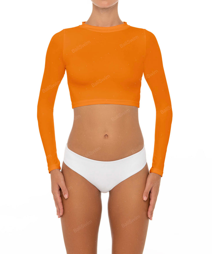 BSWS-R04 Long Sleeves Crop Rash Guard