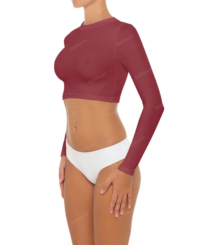 BSWS-R04 Long Sleeves Crop Rash Guard