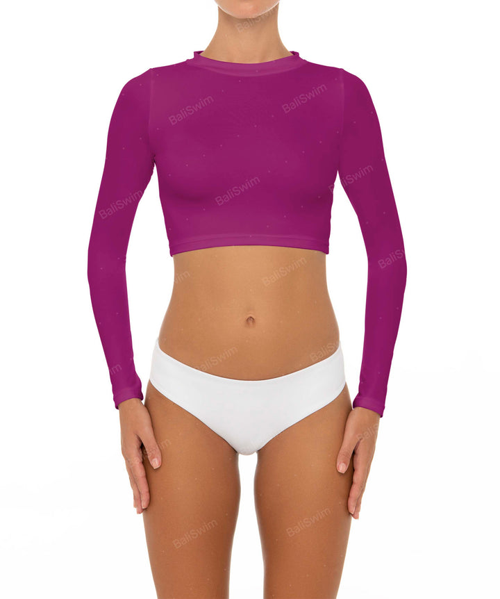 BSWS-R04 Long Sleeves Crop Rash Guard