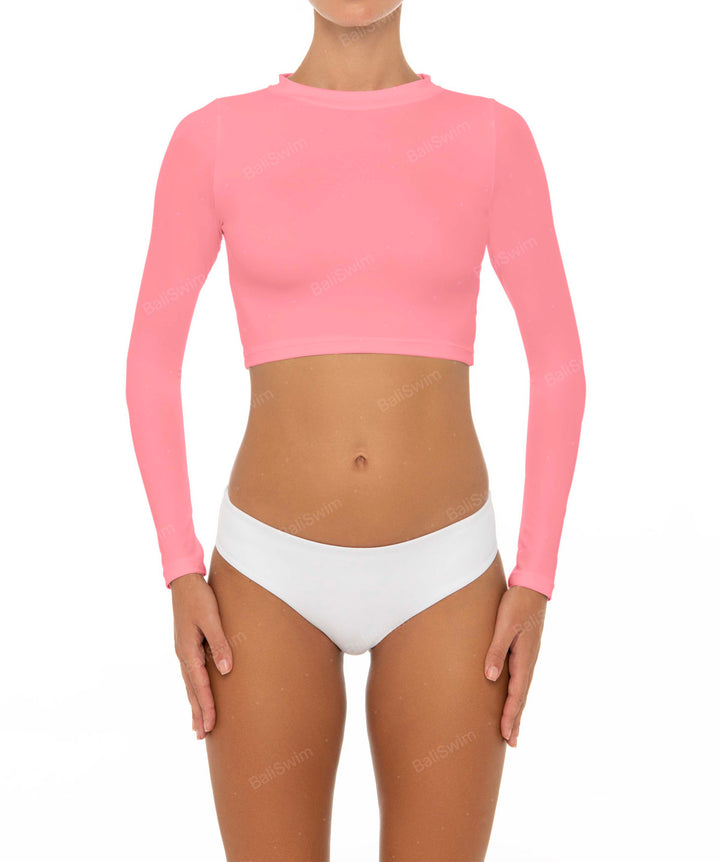 BSWS-R04 Long Sleeves Crop Rash Guard