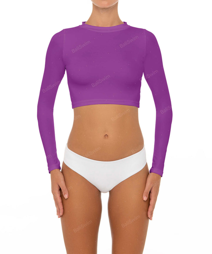 BSWS-R04 Long Sleeves Crop Rash Guard