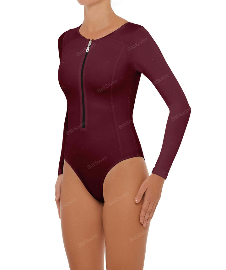 BSWS-R12 One Piece Long Sleeves Rash Guard