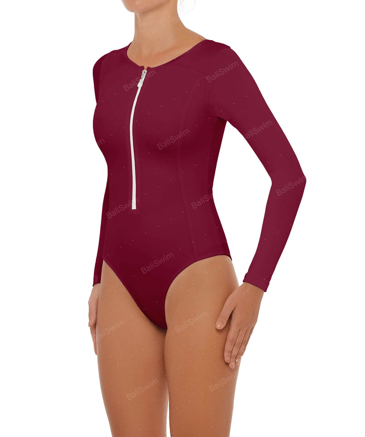 BSWS-R12 One Piece Long Sleeves Rash Guard