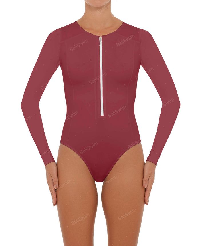 BSWS-R12 One Piece Long Sleeves Rash Guard