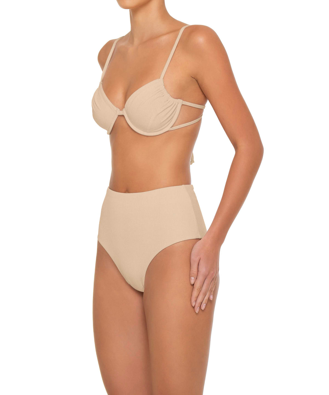 BSWS-T160 Underwired Ruched Bikini Top