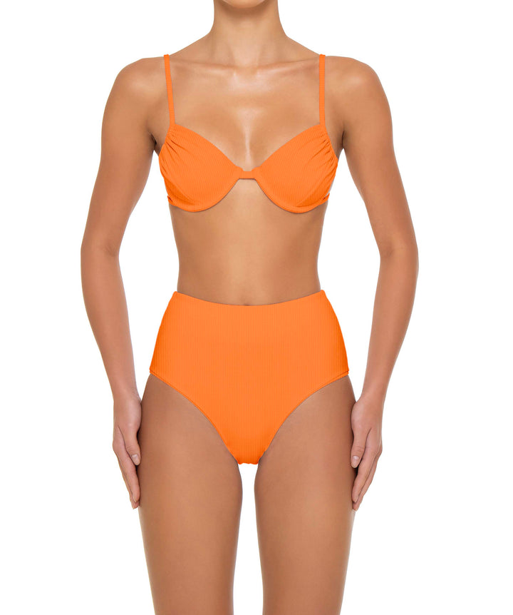 BSWS-T160 Underwired Ruched Bikini Top