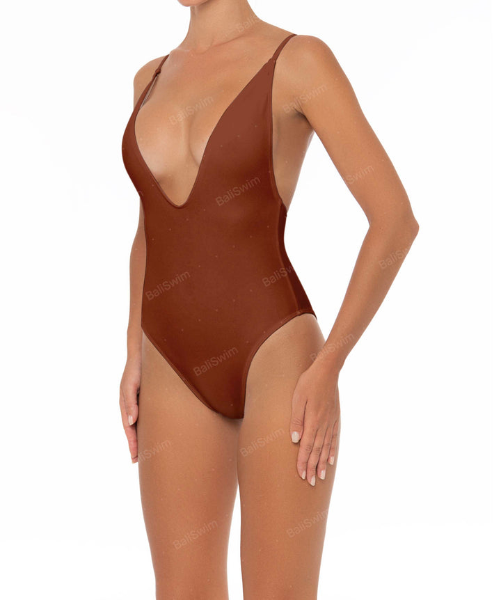 BSWS-S26 Plunge Neck One Piece