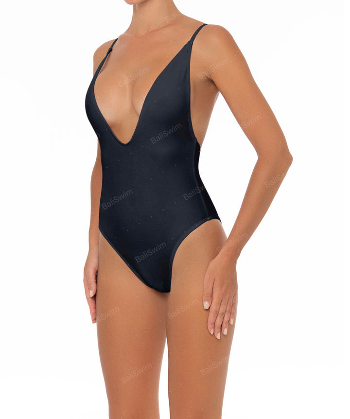 BSWS-S26 Plunge Neck One Piece