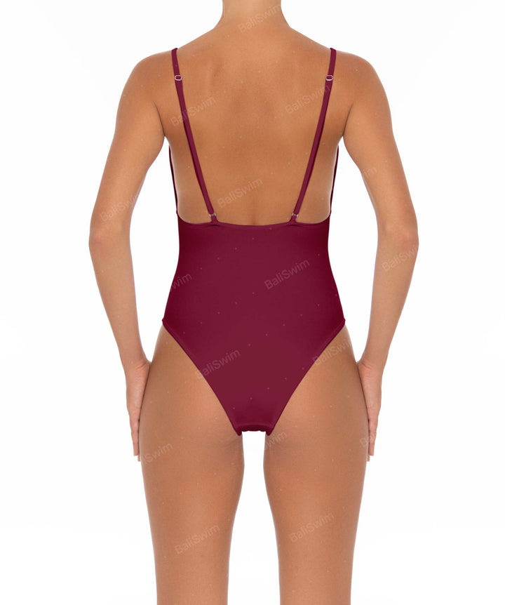 BSWS-S26 Plunge Neck One Piece