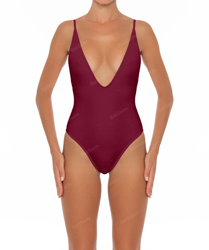 BSWS-S26 Plunge Neck One Piece