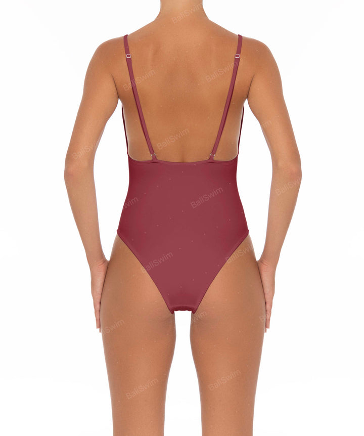 BSWS-S26 Plunge Neck One Piece