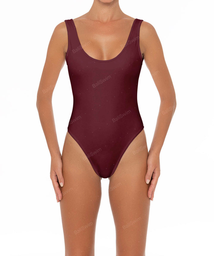 BSWS-S28 Scoop Neck Tank One Piece