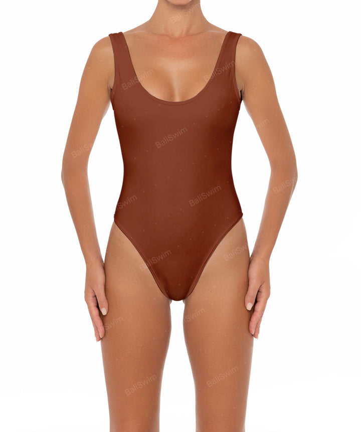 BSWS-S28 Scoop Neck Tank One Piece