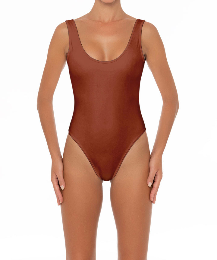 BSWS-S28 Scoop Neck Tank One Piece