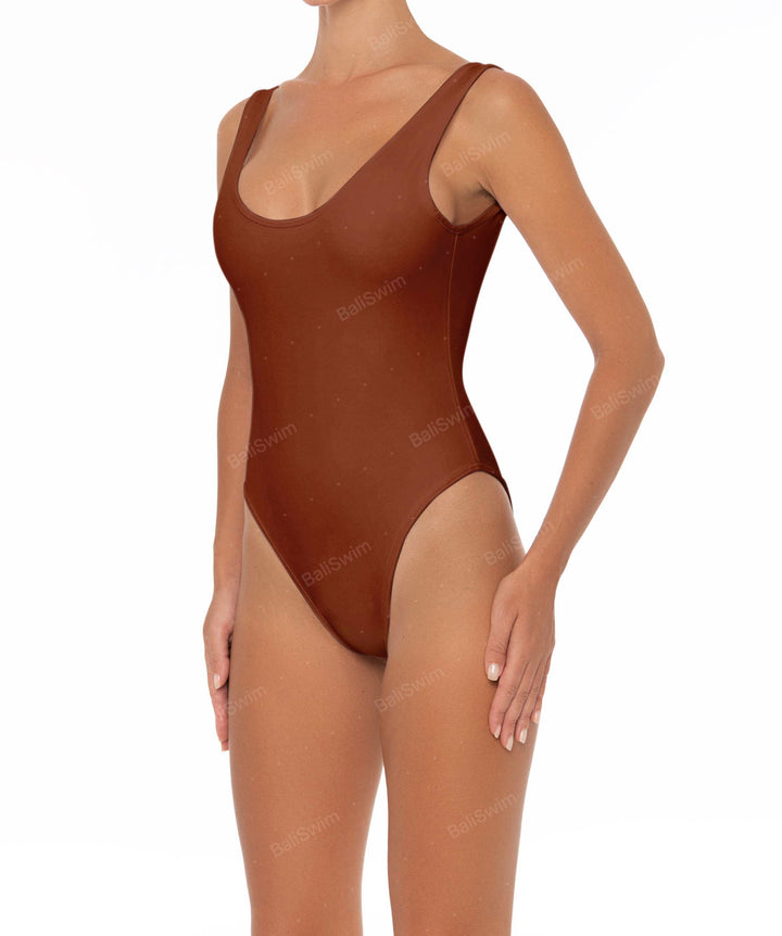 BSWS-S28 Scoop Neck Tank One Piece