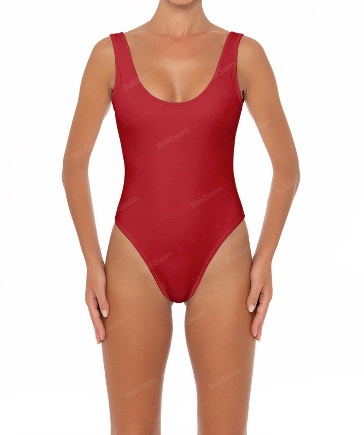 BSWS-S28 Scoop Neck Tank One Piece