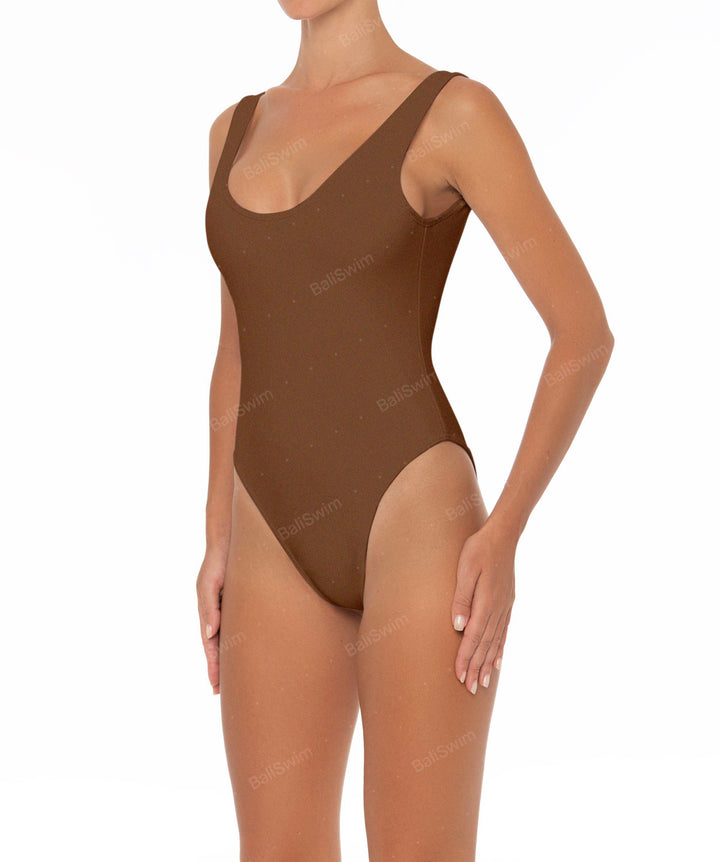 BSWS-S28 Scoop Neck Tank One Piece