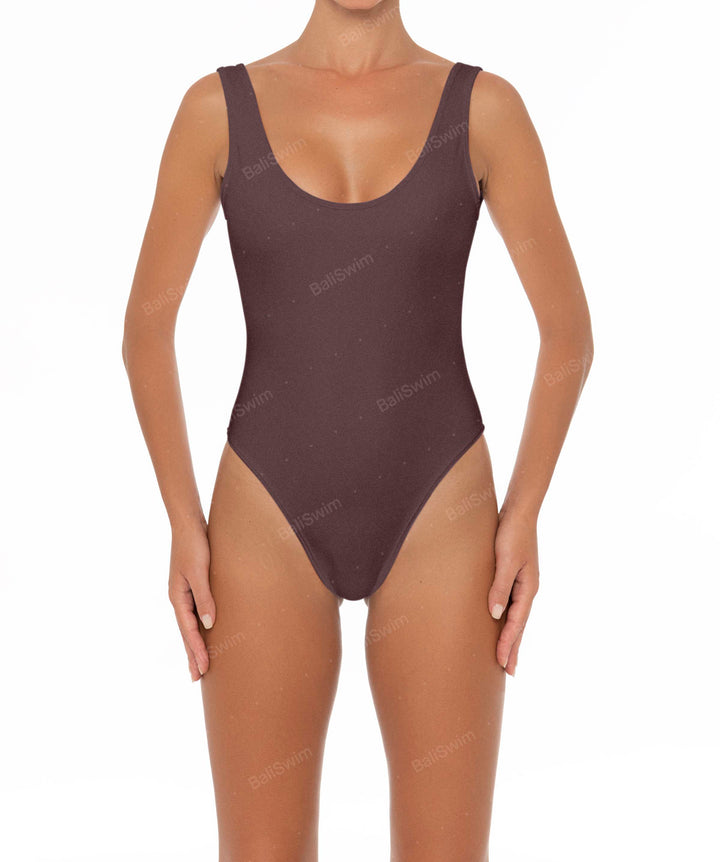 BSWS-S28 Scoop Neck Tank One Piece