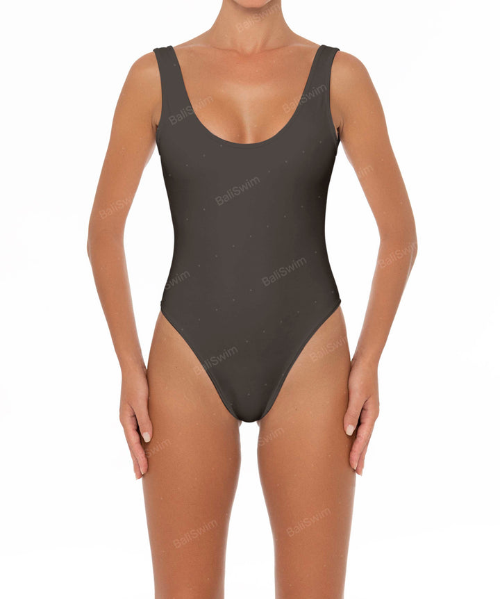 BSWS-S28 Scoop Neck Tank One Piece