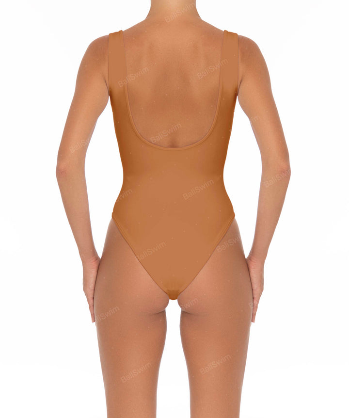 BSWS-S28 Scoop Neck Tank One Piece