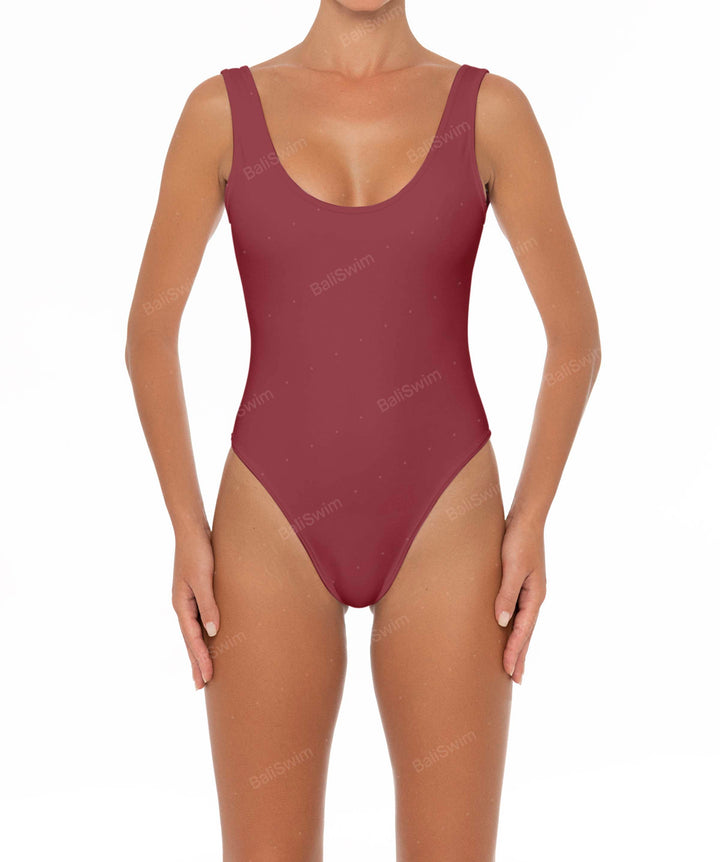 BSWS-S28 Scoop Neck Tank One Piece