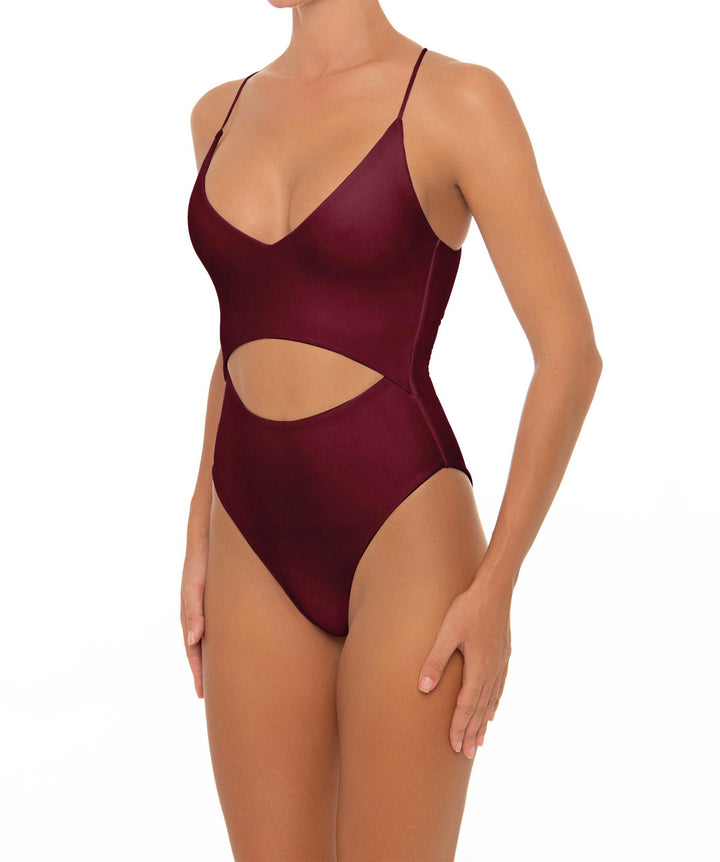 BSWS-S33 V-Neck Cut Out One Piece
