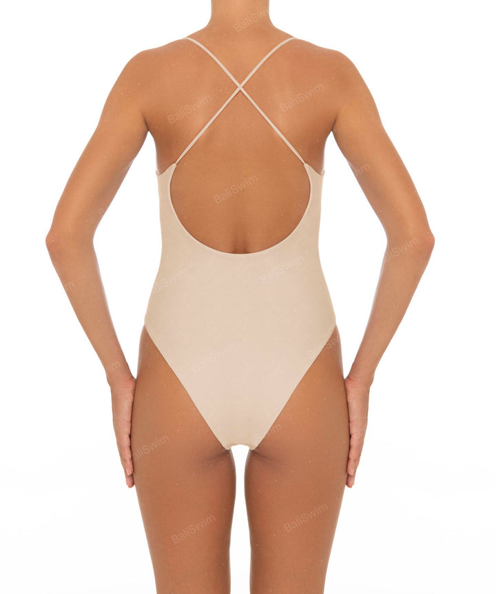 BSWS-S33 V-Neck Cut Out One Piece