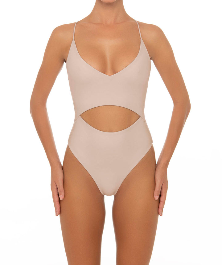 BSWS-S33 V-Neck Cut Out One Piece