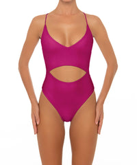 BSWS-S33 V-Neck Cut Out One Piece