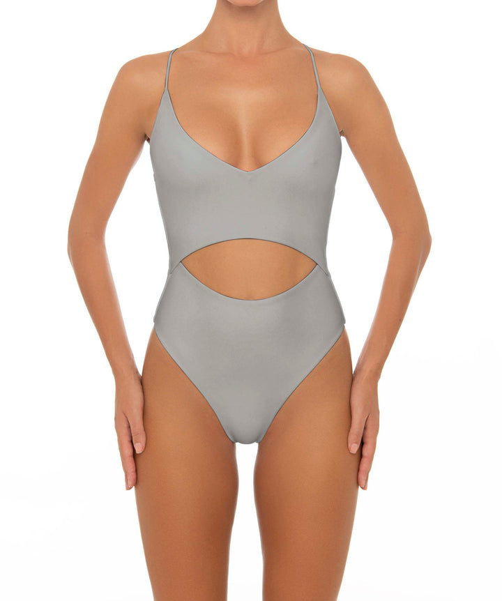 BSWS-S33 V-Neck Cut Out One Piece
