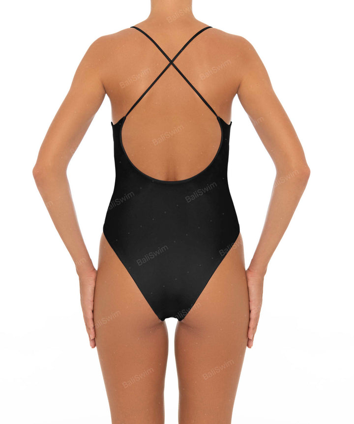 BSWS-S33 V-Neck Cut Out One Piece