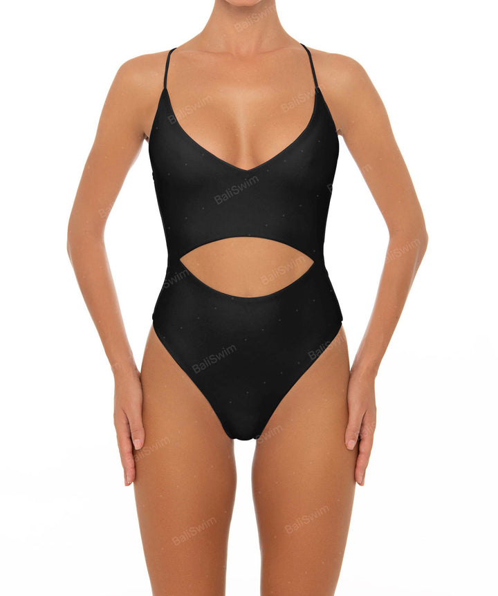 BSWS-S33 V-Neck Cut Out One Piece