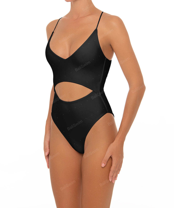BSWS-S33 V-Neck Cut Out One Piece